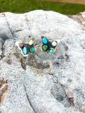 Butterfly stud earrings