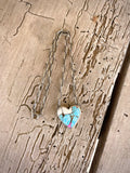 Cotton Candy Heart Necklace