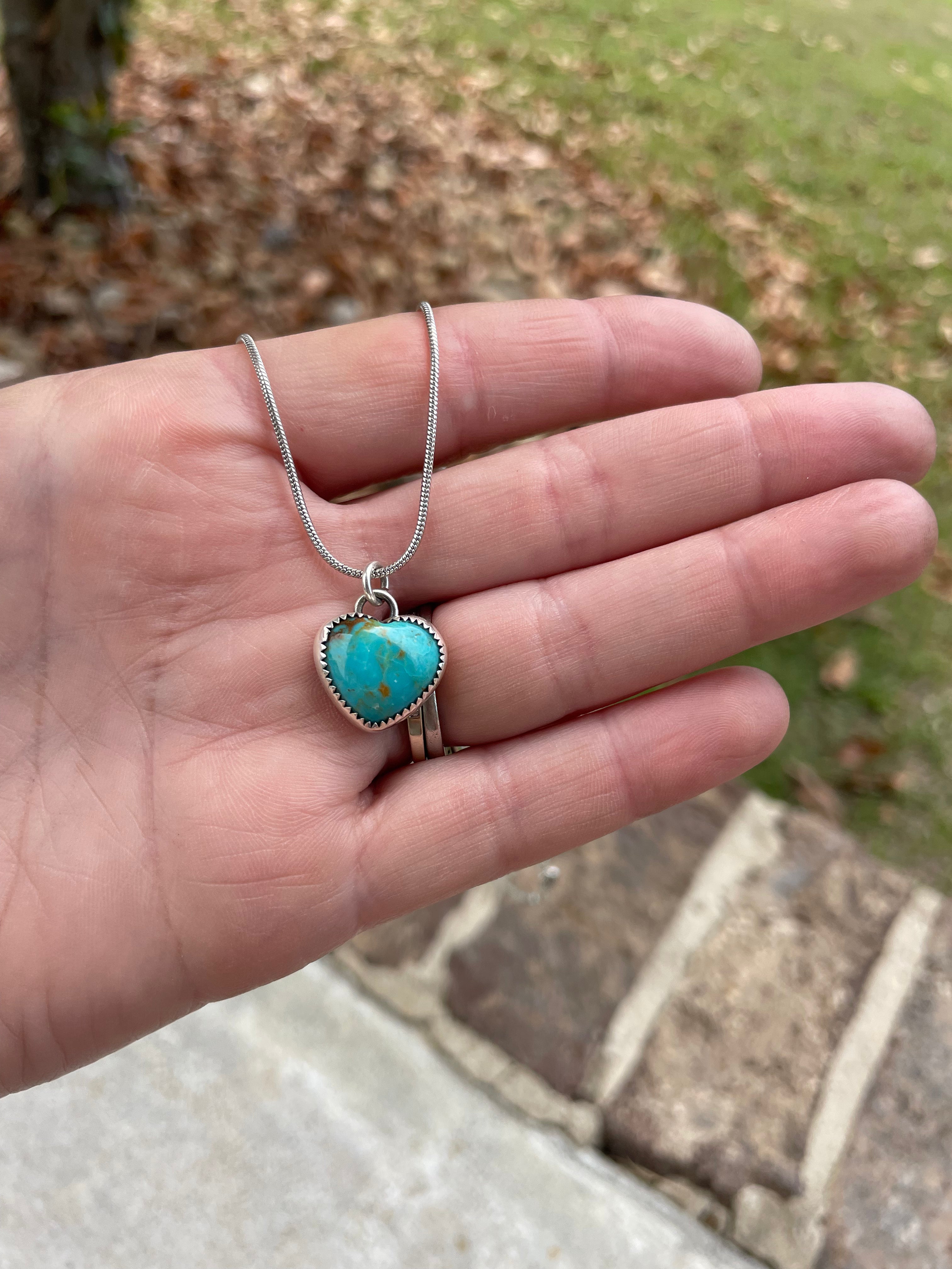 Kingman Heart Pendant